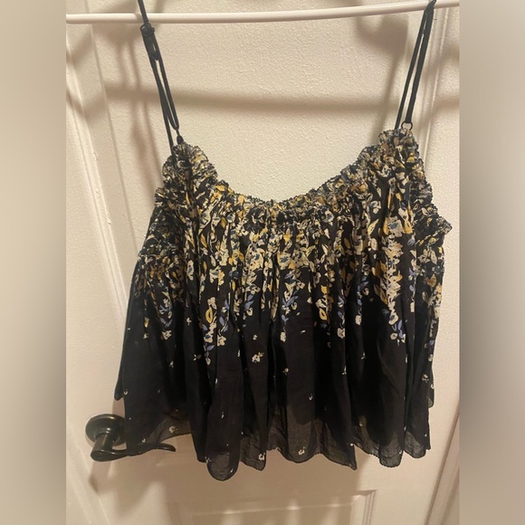 Intimately black floral camisole. Size L. - Picture 2 of 3